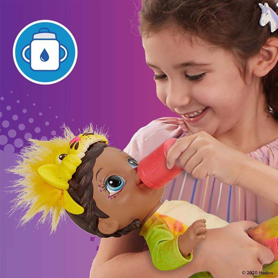 ベビーアライブ 赤ちゃん おままごと F1230 Baby Alive Rainbow Wildcats Doll， Lion， Accessories，_4
