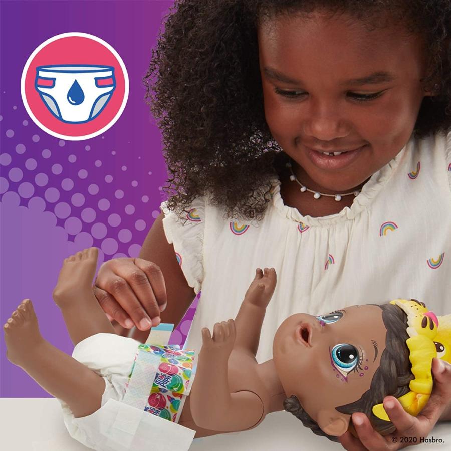 ベビーアライブ 赤ちゃん おままごと F1230 Baby Alive Rainbow Wildcats Doll， Lion， Accessories，_5