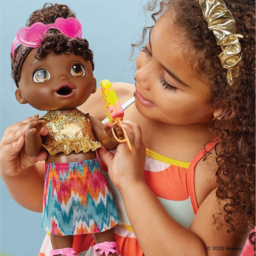 ベビーアライブ 赤ちゃん おままごと F1682 Baby Alive Sunshine Snacks Doll, Eats and Poops, Summの画像