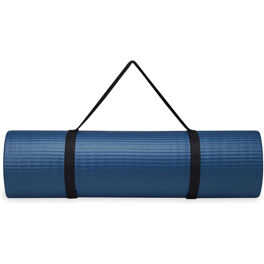 ヨガマット フィットネス 05-63320 Gaiam Essentials Thick Yoga Mat Fitness \u0026 Exercise Mat with Easy-Cの画像