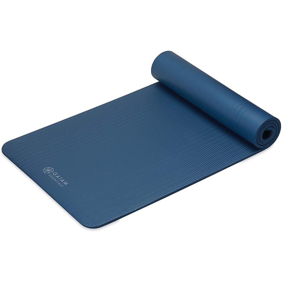 ヨガマット フィットネス 05-63320 Gaiam Essentials Thick Yoga Mat Fitness \u0026 Exercise Mat with Easy-Cの画像
