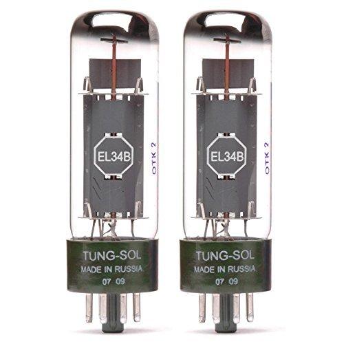 真空管 ギター・ベース アンプ Pair of Tung-Sol EL34B New Production Power Vacuum Tube