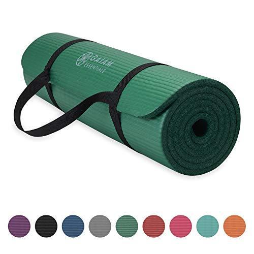 ヨガマット フィットネス 05-63322 Gaiam Essentials Thick Yoga Mat - Fitness and Exercise Mat with Ea