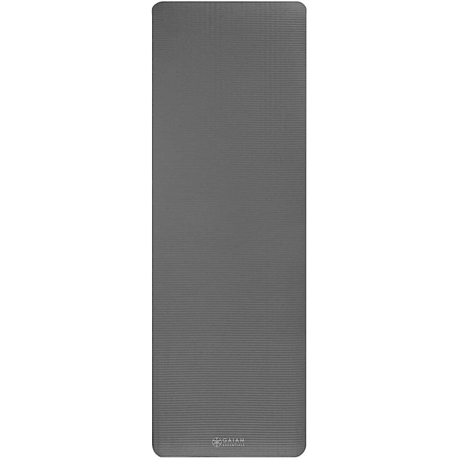 ヨガマット フィットネス 05-63326 Gaiam Essentials Thick Yoga Mat Fitness \u0026 Exercise Mat with Easy-Cの画像