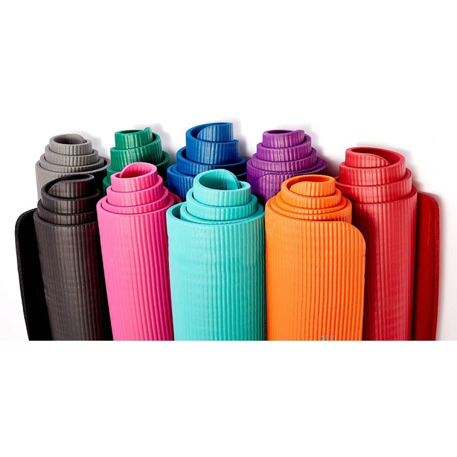 ヨガマット フィットネス 05-63324 Gaiam Essentials Thick Yoga Mat Fitness \u0026 Exercise Mat with Easy-Cの画像