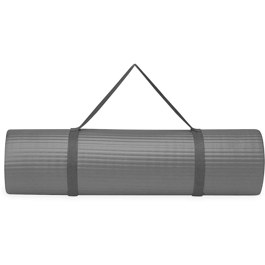 ヨガマット フィットネス 05-63324 Gaiam Essentials Thick Yoga Mat Fitness \u0026 Exercise Mat with Easy-Cの画像