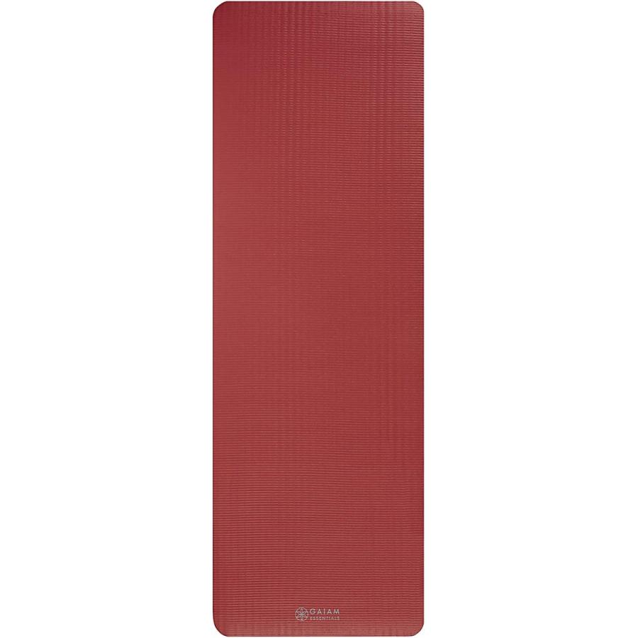 ヨガマット フィットネス 05-63323 Gaiam Essentials Thick Yoga Mat Fitness \u0026 Exercise Mat with Easy-Cの画像