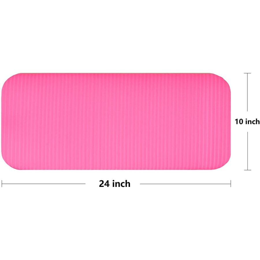 ヨガマット フィットネス BFGY-PLUS-PK Fitvids All Purpose 1/2-Inch Extra Thick High Density Anti-Teaの画像