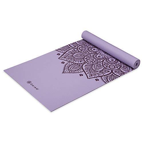 ヨガマット フィットネス 05-63629 Gaiam Yoga Mat Premium Print Non Slip Exercise \u0026 Fitness Mat for A