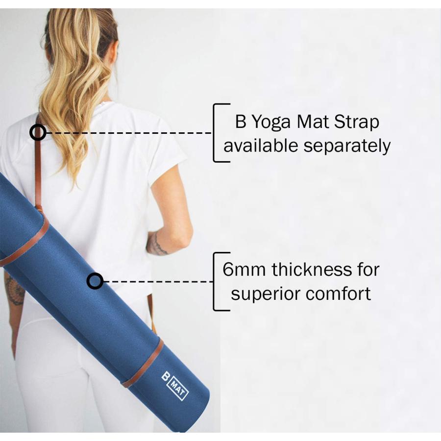 B YOGA B MAT ストロング6mm ヨガマット b, mat strong 6mm - super grip & comfort – b, halfmoon CA