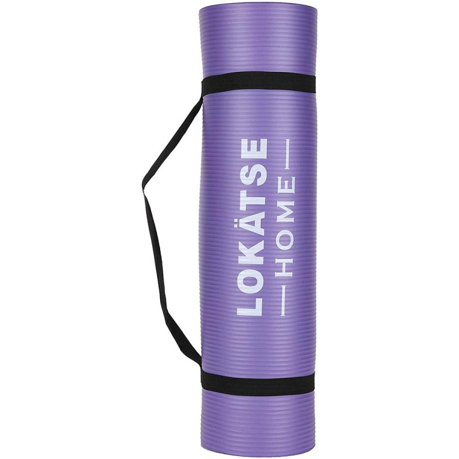 ヨガマット フィットネス LOKATSE HOME Thick NBR Yoga Mat High Density Non-Slip Exercise Mat with Carの画像