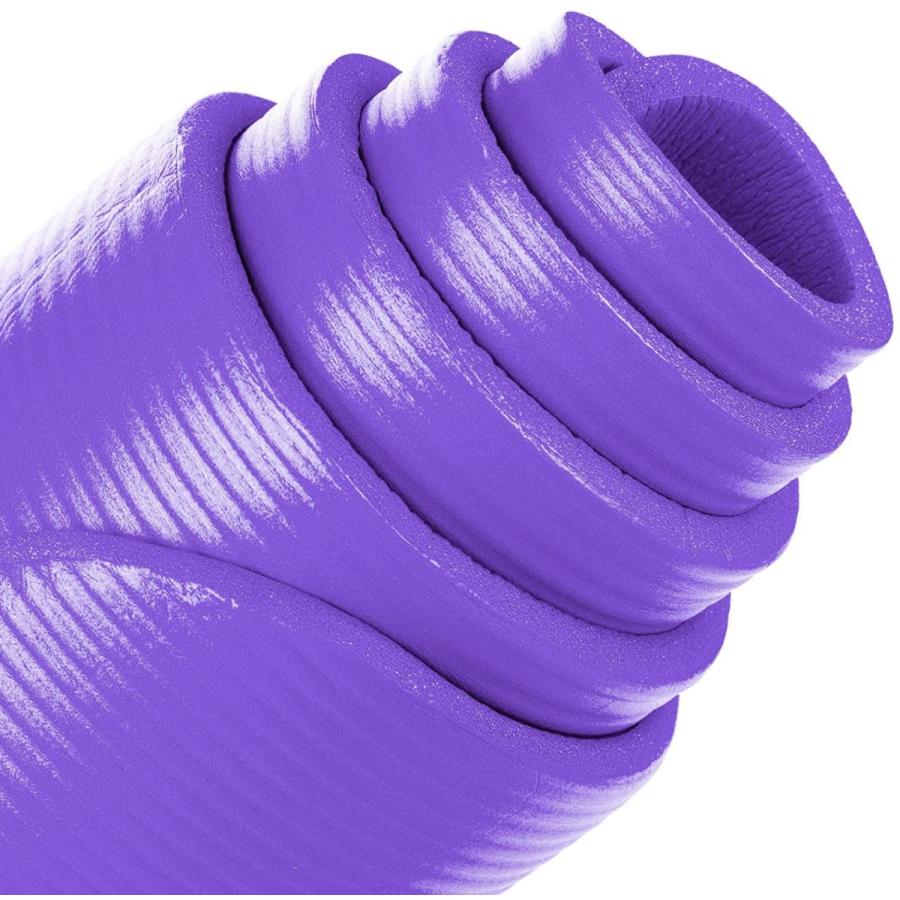 ヨガマット フィットネス LOKATSE HOME Thick NBR Yoga Mat High Density Non-Slip Exercise Mat with Carの画像