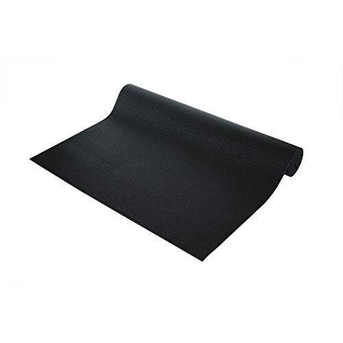 ヨガマット フィットネス 120 Yogi Mat by Wai Lana (Color: Black) - 1/8 inch Thick, Non-slip, Stylish