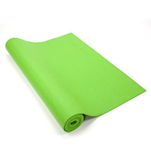 ヨガマット フィットネス 126 Yogi Mat by Wai Lana (Color: Lime Green) - 1/8 inch Thick, Non-slip, St