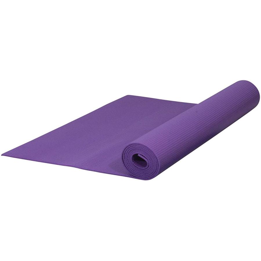 ヨガマット フィットネス F1MY1 BLACK Fitness First Yoga Mat, Black (F1MY1 Black)の画像