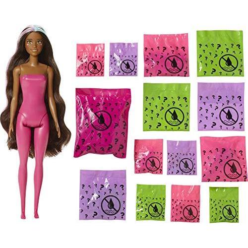 バービー バービー人形 GXV95 Barbie Color Reveal Peel Unicorn Fashion Reveal Doll Set with 25 Surpris