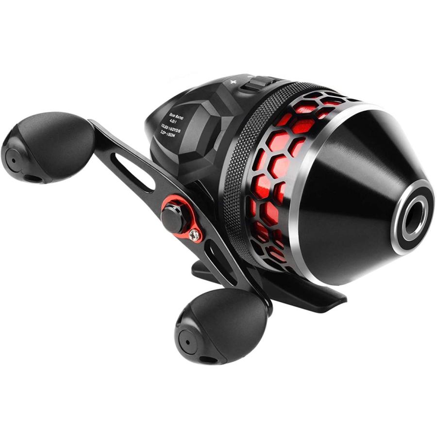 リール キャストキング 釣り道具 AMKK-KRLSCABR-S30BK-1 KastKing Brutus Spincast Fishing Reel，Rever