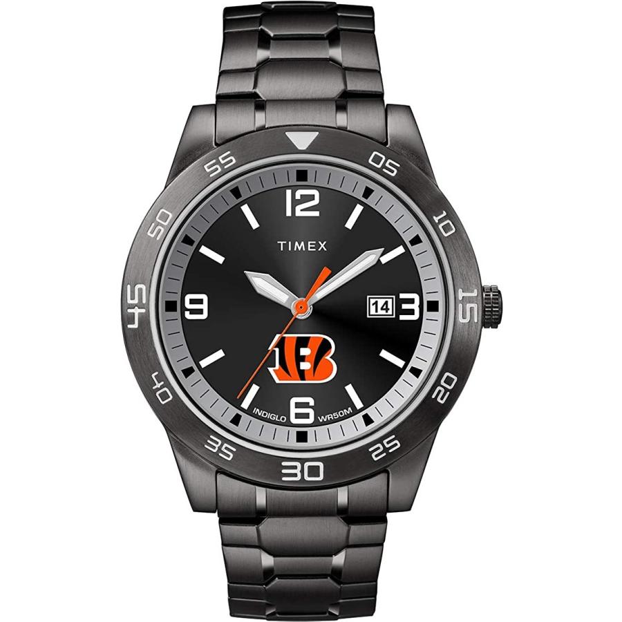 銀座正規取扱店 腕時計 タイメックス メンズ Twzfbenmmyz Timex Men S Twzfbenmm Nfl Acclaim Cincinnati Bengals Watch 売り出し純正 Orlathensclinic Gr