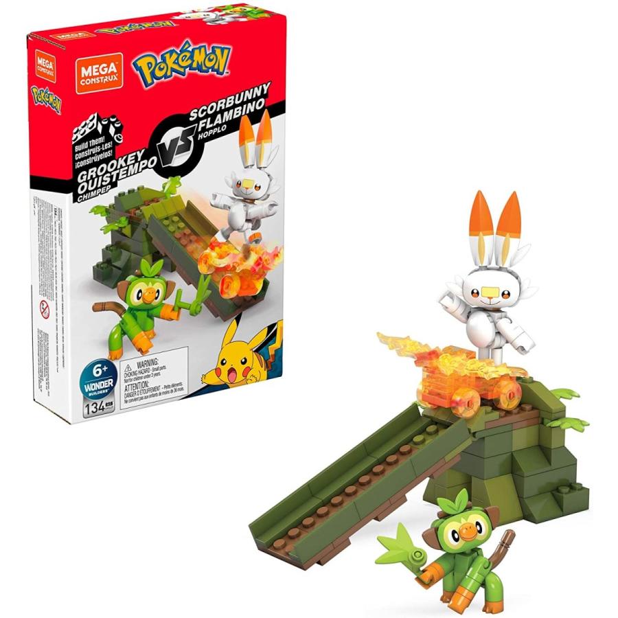 メガブロック メガコンストラックス 組み立て Gmd29 Mega Construx Pokemon Grookey Vs Scorbun Pd マニアックス Yahoo 店 通販 Yahoo ショッピング