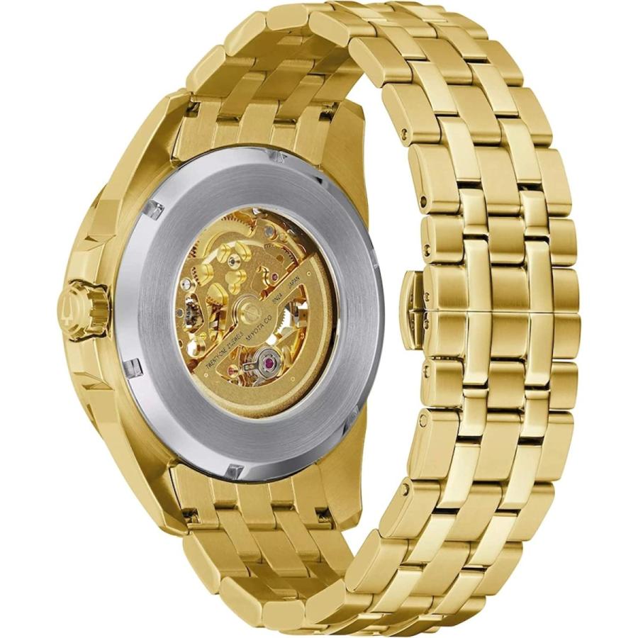 腕時計 ブローバ メンズ 97A162 Bulova Men's Sutton Chronograph Automatic Gold-Tone Watch | 43mm | 97Aの画像