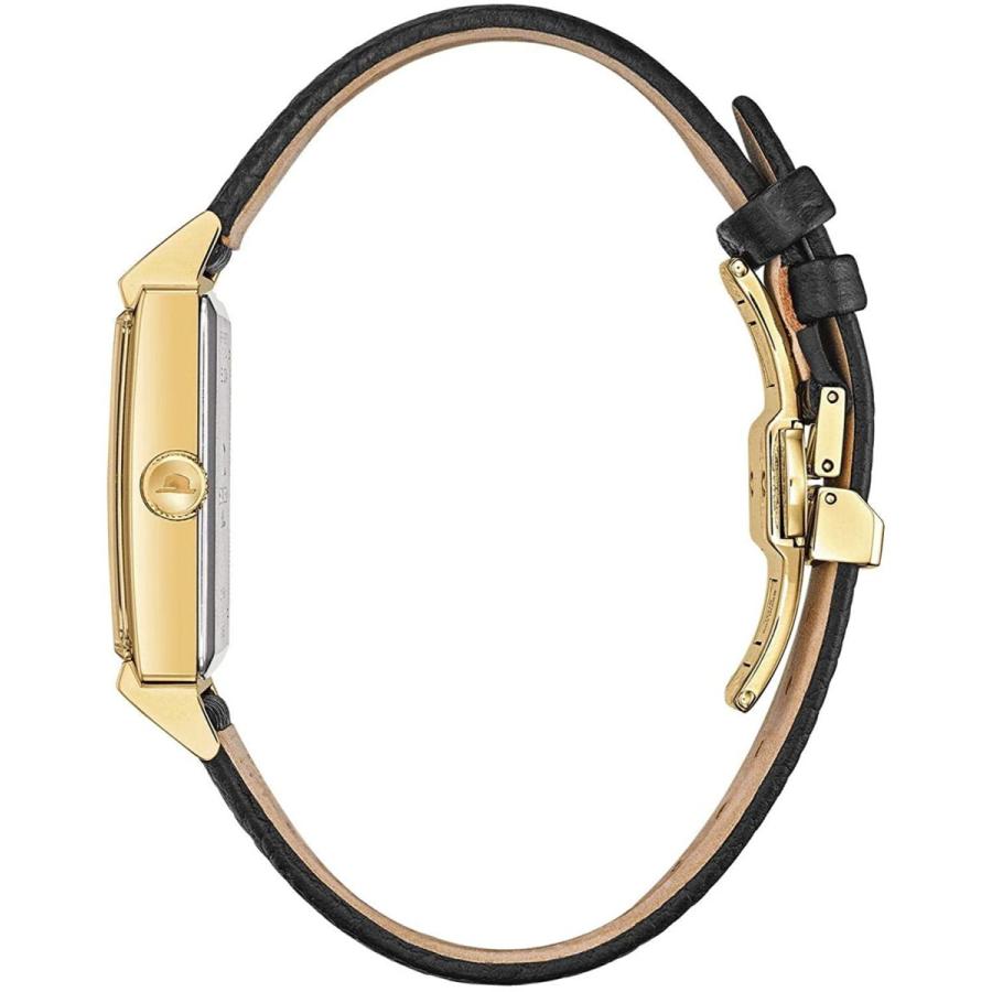 腕時計 ブローバ メンズ 97A158 Bulova Men's Frank Sinatra My Way Leather Strap Watch, Silver Tone Styの画像