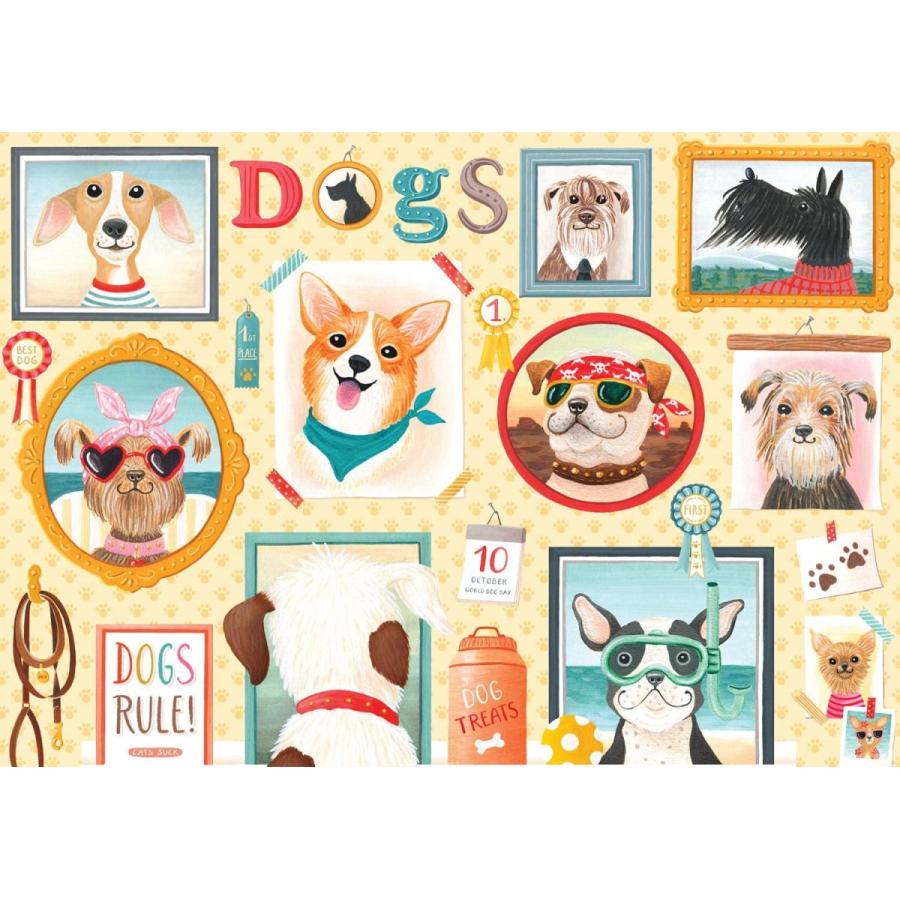 ジグソーパズル 海外製 アメリカ 2563 Buffalo Games - Dog's Rule - 300 Large Piece Jigsaw Puzzle