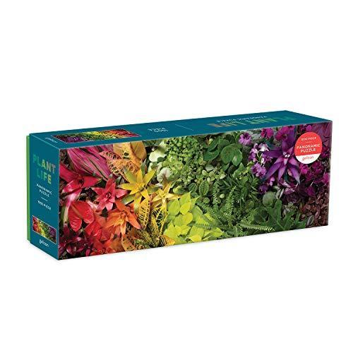 ジグソーパズル 海外製 アメリカ 9780735365292 Galison Plant Life Panoramic Puzzle， 1000 Pieces， 3