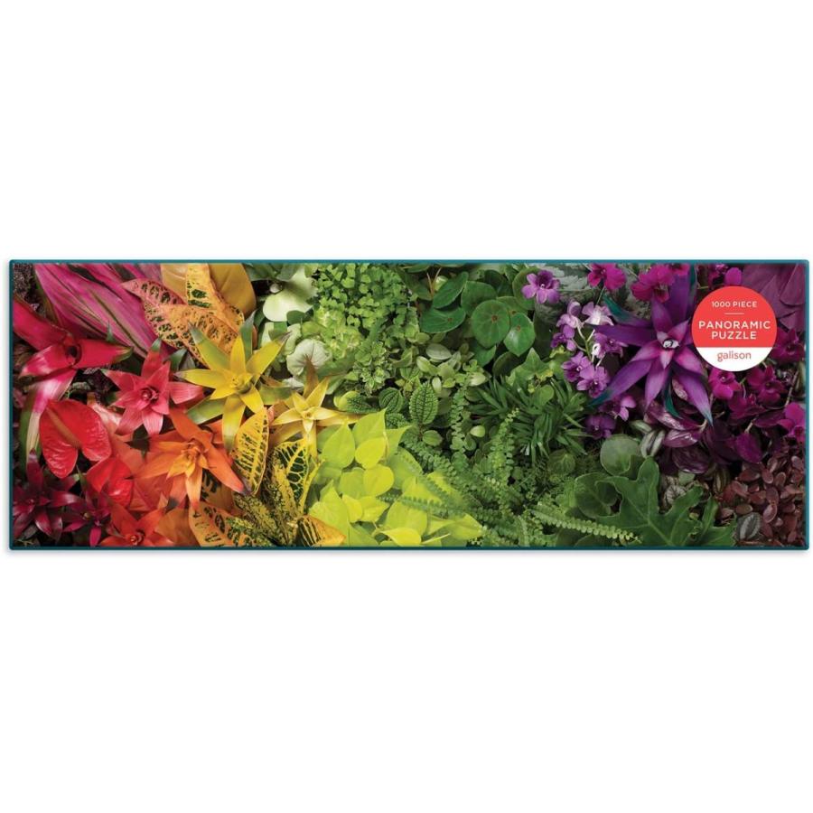 ジグソーパズル 海外製 アメリカ 9780735365292 Galison Plant Life Panoramic Puzzle， 1000 Pieces， 3_1