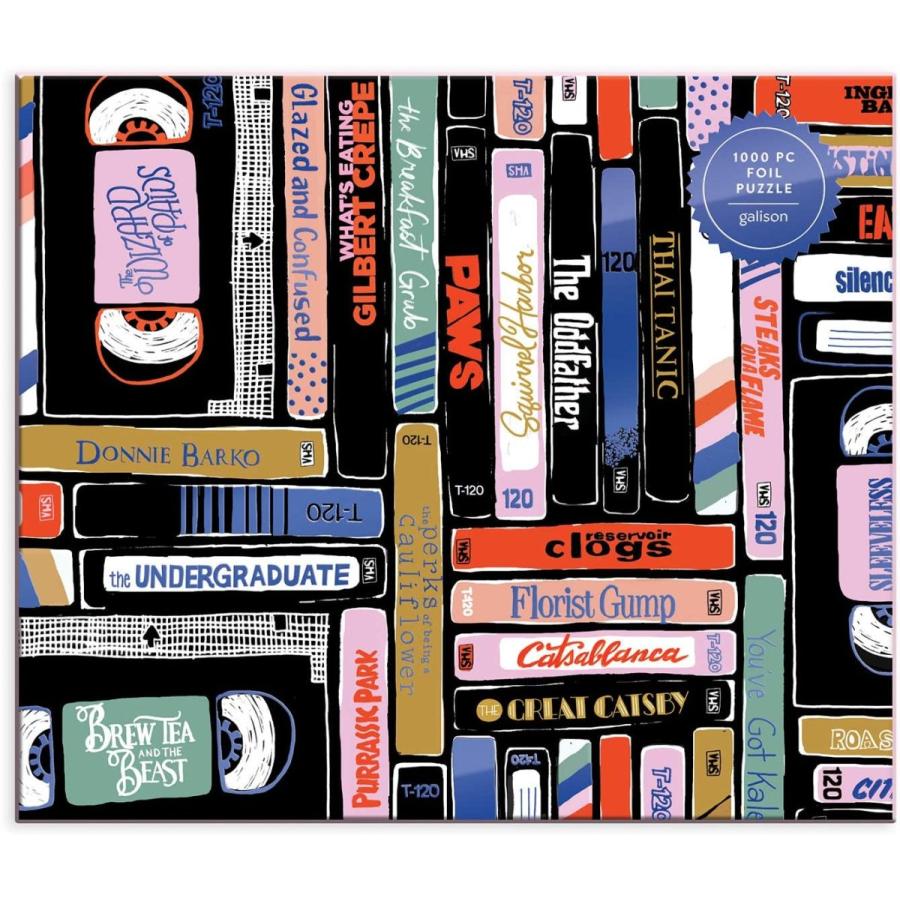 ジグソーパズル 海外製 アメリカ 65315 Galison Classic Rewind 1000 Piece Foil Puzzle， Multicolor_1