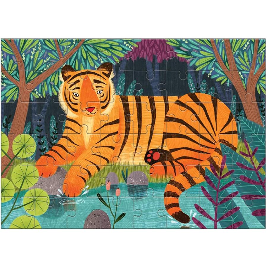 ジグソーパズル 海外製 アメリカ 735357161 Mudpuppy Bengal Tiger ? Mini Puzzle Featuring Vibrant_1