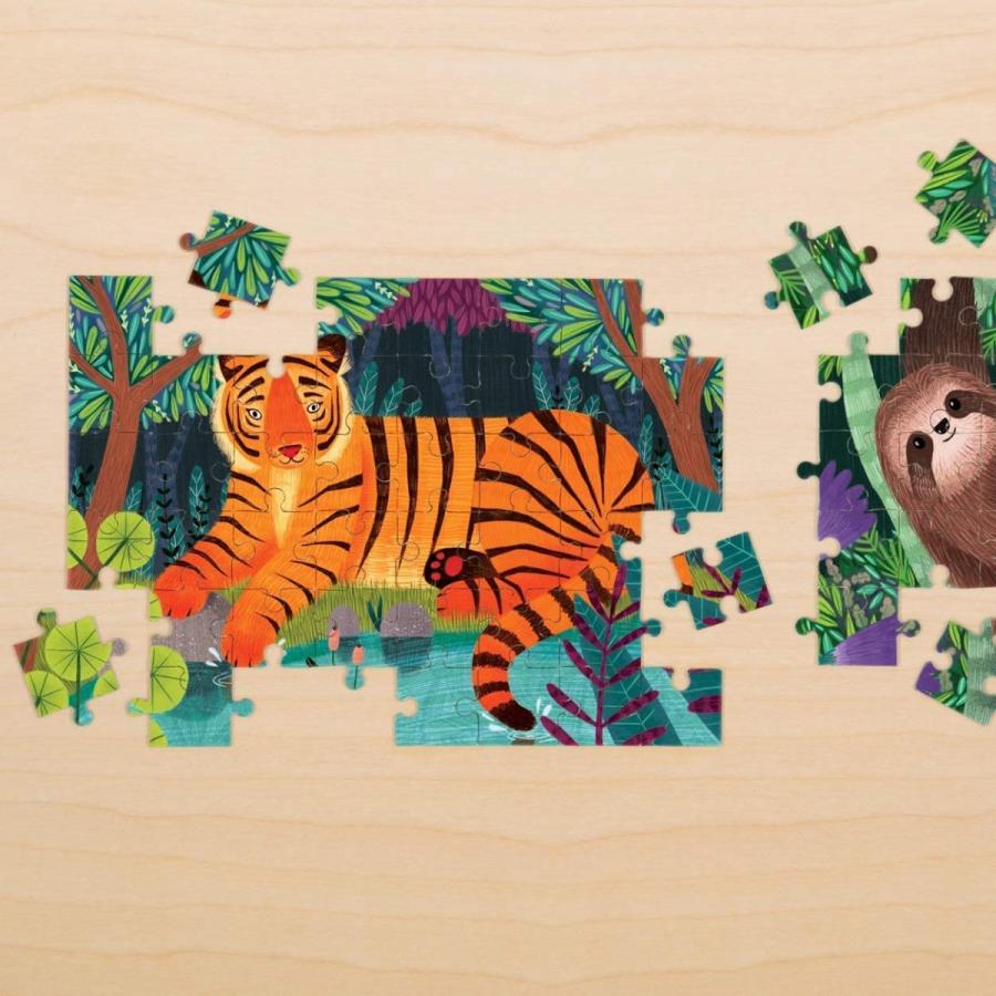 ジグソーパズル 海外製 アメリカ 735357161 Mudpuppy Bengal Tiger ? Mini Puzzle Featuring Vibrant_5