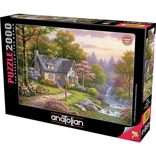 ジグソーパズル 海外製 アメリカ 3940 Anatolian Puzzle -Stonybrook Falls Cottage 2000 Piece Jigsaw