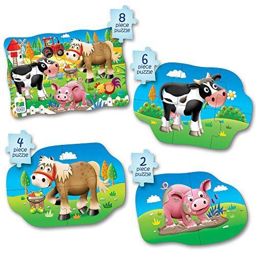 ジグソーパズル 海外製 アメリカ 627419 The Learning Journey: My First Puzzle Sets 4-In-A-Box Farm