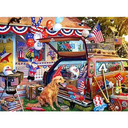 ジグソーパズル 海外製 アメリカ 11931 Buffalo Games - Patriotic Road Trip - 1000 Piece Jigsaw Puz