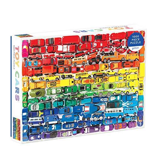 ジグソーパズル 海外製 アメリカ 735360154 Galison 1000 Piece Rainbow Toy Cars Jigsaw Puzzle for F