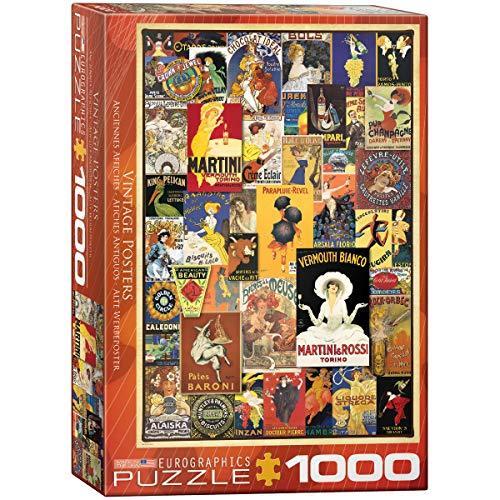 ジグソーパズル 海外製 アメリカ 6000-0769 Vintage Posters Collage 1000pc Puzzle