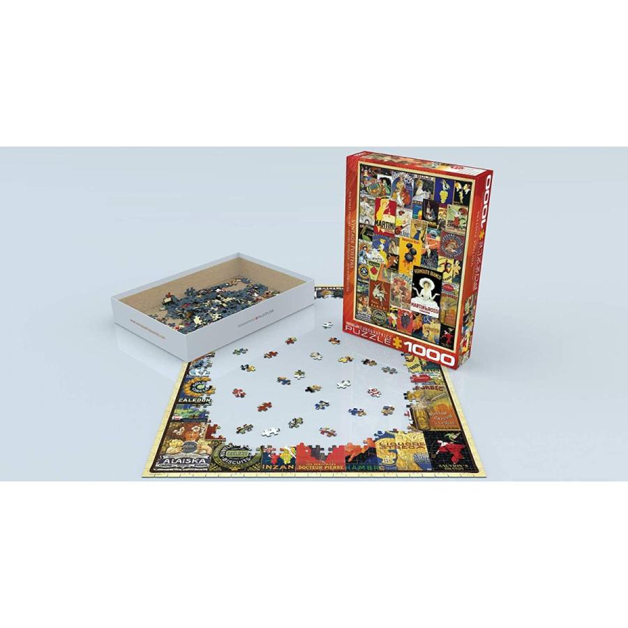 ジグソーパズル 海外製 アメリカ 6000-0769 Vintage Posters Collage 1000pc Puzzle_2