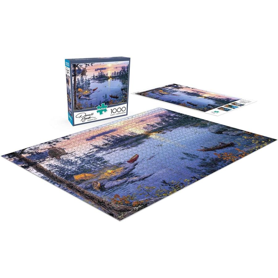 ジグソーパズル 海外製 1000ピース イーグルアイ ダレル・ブッシュ サイズ約68x50センチ 絵画・アの画像