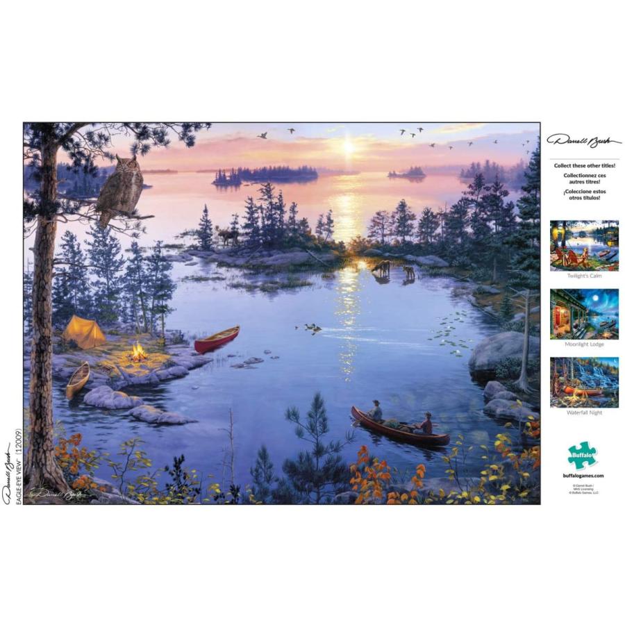 ジグソーパズル 海外製 1000ピース イーグルアイ ダレル・ブッシュ サイズ約68x50センチ 絵画・アの画像