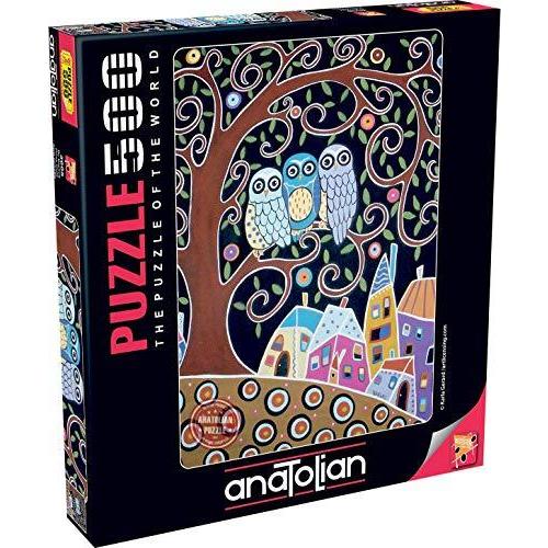 ジグソーパズル 海外製 アメリカ 3605 Anatolian Puzzle - Three Owls， 500 Pieces Jigsaw Puzzle， 360