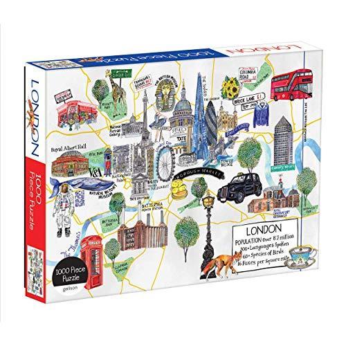 ジグソーパズル 海外製 アメリカ 9780735356931 London Map 1000 Piece Puzzle