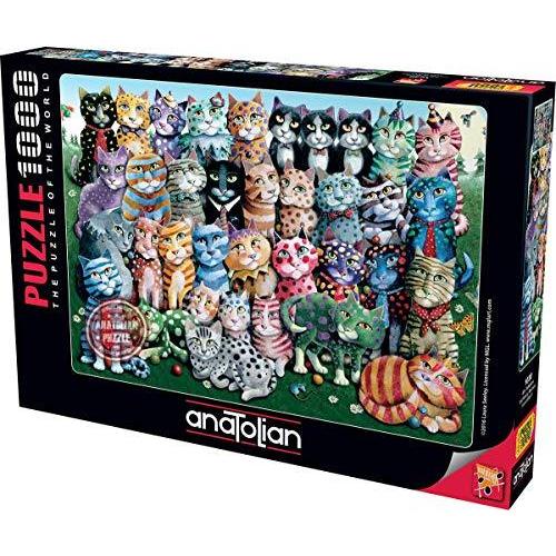 ジグソーパズル 海外製 アメリカ 1030 Anatolian Puzzle -Cat Family Reunion 1000 Piece Jigsaw Puzzl