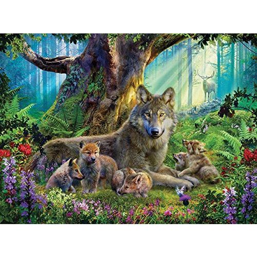 ジグソーパズル 海外製 アメリカ 3373-4 Ceaco - Wolves - Forest Wolves - 1000 Piece Jigsaw Puzzle