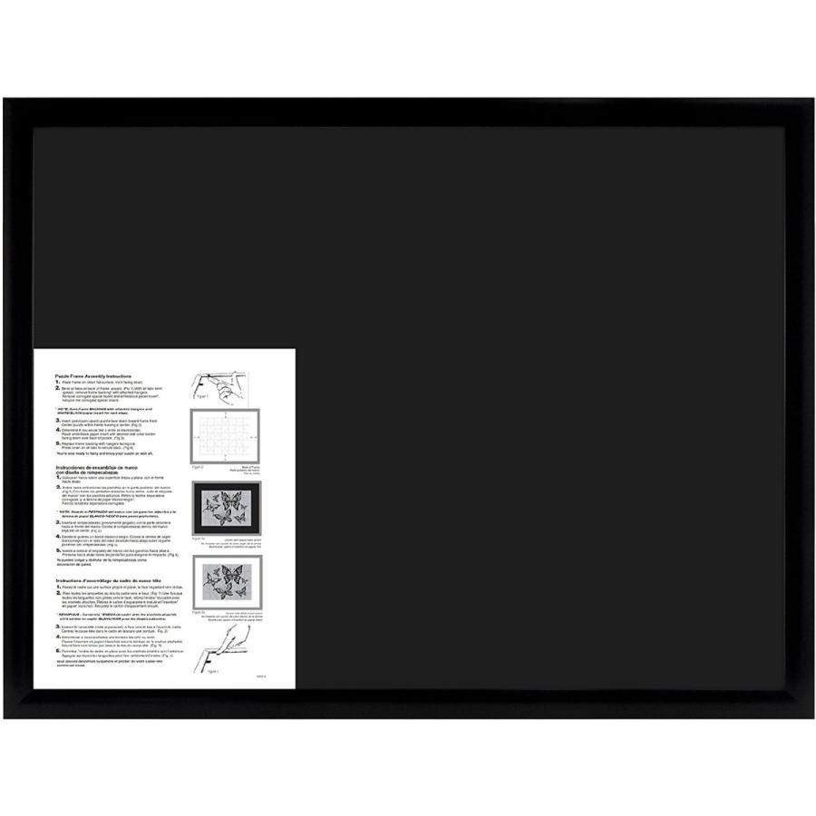 ジグソーパズル 海外製 アメリカ 65743 MCS 18x24 Puzzle Frame for Finished Puzzles， Black Vertical_2