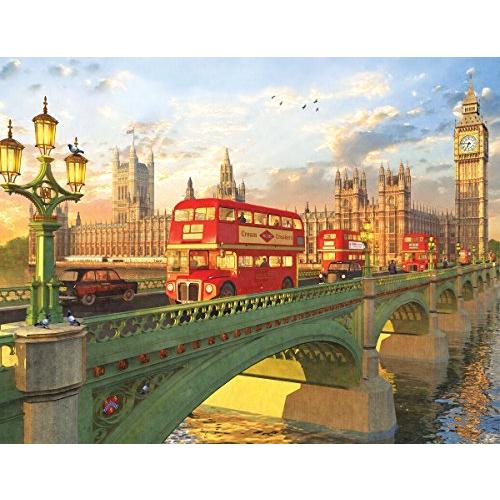 ジグソーパズル 海外製 アメリカ 33-01542 Springbok's 500 Piece Jigsaw Puzzle Westminster Bridge -