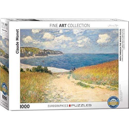 ジグソーパズル 海外製 アメリカ 6000-1499 Eurographics Chemin dans les Bles by Claude Monet 1000-