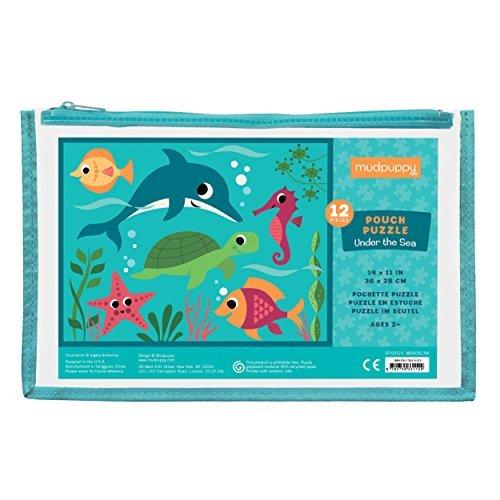 ジグソーパズル 海外製 アメリカ 9780735331129 Mudpuppy Under the Sea ? 12 Piece Puzzle with Reu