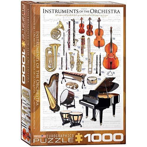 当てもの 外国で製 亜米利加 6000-1410 EuroGraphics Instruments of The Orchestra Puzzle (1000- パズル-ゲーム、おもちゃ