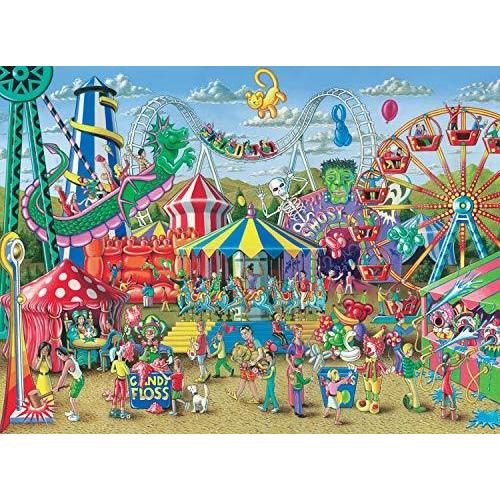 ジグソーパズル 海外製 300ピース XXL 楽しいカーニバル サイズ約49x36センチ 絵画・アート Ravensburg