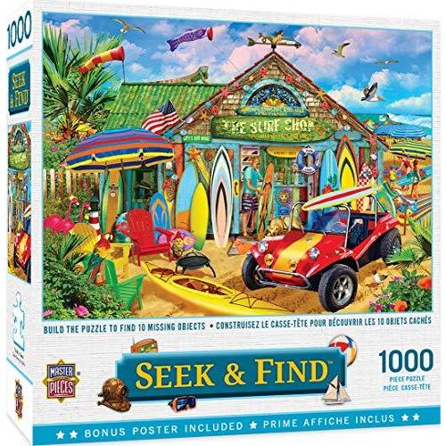 ジグソーパズル 海外製 アメリカ 81780 MasterPieces 1000 Piece Seek \u0026 Find Jigsaw Puzzle for Adult